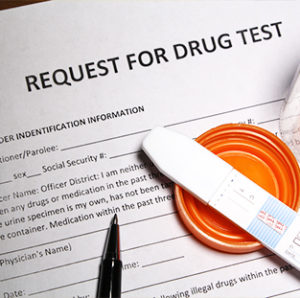Drug Test form