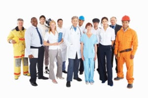 A team Of worker and doctors